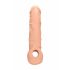 RealRock Penis Sleeve 8 - penismouw (21 cm) - natuur