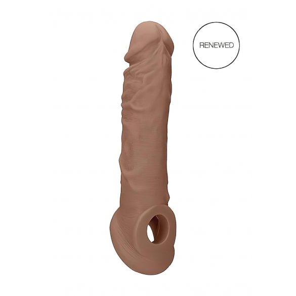 RealRock Penis Sleeve 21 cm - Donker Natuur