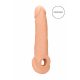 RealRock Penis Sleeve 9 - penis huls (21,5 cm) - natuurlijk