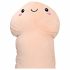 Knuffelbare penis plush - 60cm (naturel)