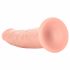 RealRock Slim - Zuinbasis Realistische Dildo - 15,5cm (natuurlijk)