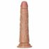 RealRock Slank – zuignap realistische dildo 15,5 cm (donker natuur)