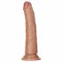 RealRock Slank – zuignap realistische dildo 15,5 cm (donker natuur)