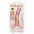 RealRock - zuignap dildo - 15,5 cm (natuurlijk)