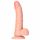 RealRock - realistische dildo met zuignap en balzak - 15,5cm (natuurlijk)