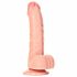 RealRock - realistische dildo met zuignap en balzak - 15,5cm (natuurlijk)