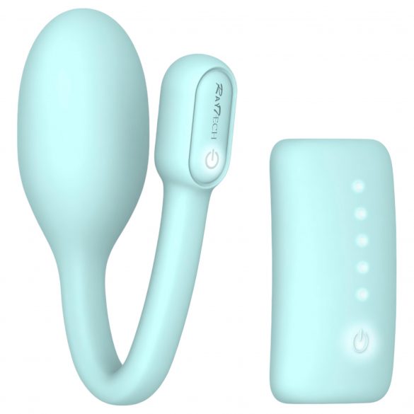 Raytech - oplaadbare, draadloze vibratie-ei (blauw)