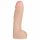 Doc Johnson Vac-U-Lock Hung 12 - realistische dildo met ballen (natuurlijk)