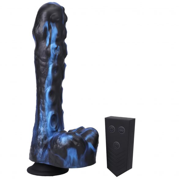 Doc Johnson Mini F-Machine Tendril - draadloze stotende vibrator (blauw)