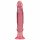 Crystal Jellies - Staand beginners anale dildo (roze)