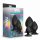 Anal Adventures Platinum Stout - anale dildo set - 3 stuks (zwart)