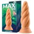 Max & Co Felix - gedraaide anale dildo - 15 cm (naturel)