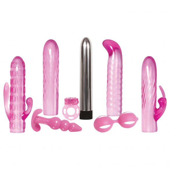 Evolved Intens - vibrator set - 8 delen (roze)