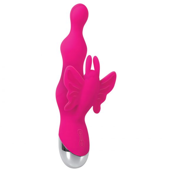 Evolved - parelvormige vibrator met clitorisstimulator (roze)