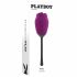 Playboy - waterdichte, oplaadbare, tongvormige rozenvibrator (paars)