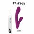 Playboy Bitty Bunny - oplaadbare vibrator met clitorisstimulatie (roze)