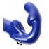 Strap U Revolver II - riemloze opzetvibrator (blauw)