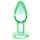 Booty Sparks Glow in the Dark M - glazen anale dildo (transparant)