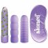 Stoner Bonga Bunga - vibrator set (4-delig) - paars