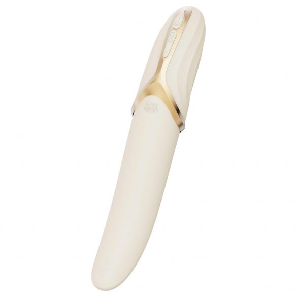 Zalo Eve - oplaadbare verwarmende roterende vibrator (wit)