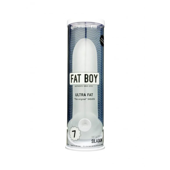 Fat Boy Oorspronkelijk - penis huls (19 cm) - melkwit