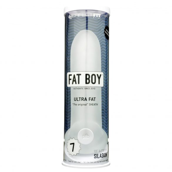 Fat Boy Oorspronkelijk - penis huls (19 cm) - melkwit