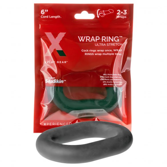 Perfect Fit Ultra Wrap 6 - dikke penisring - zwart (15 cm)