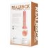 REALROCK - Zuignap vibrator - natuur (20,5 cm)