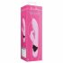 Loveline - oplaadbare konijnenvibrator met clitorisstimulator (roze)