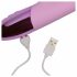 Loveline - oplaadbare konijnenvibrator met clitorisstimulator (roze)