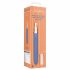 Loveline Travel - oplaadbare vibrator met glijmiddelhouder (pastelblauw)