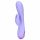 Loveline - oplaadbare vibrator met konijnenvormige clitoris stimulator (paars)