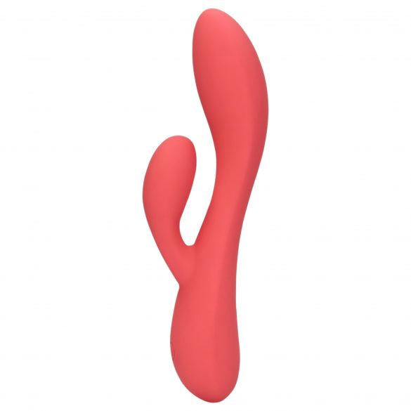 Loveline - oplaadbare, waterdichte vibrator met clitorisstimulator (roze)