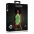 Au! - fluorescerend body met riemen (neon groen)