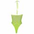 Au! - fluorescerend body met riemen (neon groen)