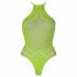 Au! - fluorescerend body met riemen (neon groen)