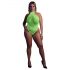 Au! - fluorescerend body met riemen (neon groen) - XL-4XL