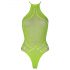 Au! - fluorescerend body met riemen (neon groen) - XL-4XL