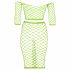 Ouch! - fluorescerende rok en top (neon groen)