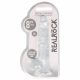 REALROCK - doorzichtige realistische dildo - helder (19cm)