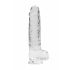 REALROCK - transparante realistische dildo - helder (22cm)