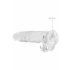 REALROCK - transparante realistische dildo - helder (22cm)