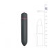 Easytoys Bullet - waterdichte mini vibrator (zwart)