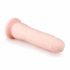 Easytoys - zuignap siliconen dildo (21cm) - naturel