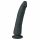 Easytoys - Zuignap siliconen dildo (21 cm) - zwart