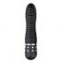 Easytoys Diamond Geribbeld - geribbelde staaf vibrator (zwart)