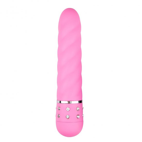 Easytoys Diamond - gedraaide vibrator (roze)