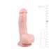 Easytoys - zuignap dildo (15cm) - natuurlijk