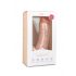 Easytoys - zuignap dildo met ballen (20cm) - naturel