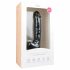 Easytoys - zuignap dildo met ballen (22,5cm) - zwart